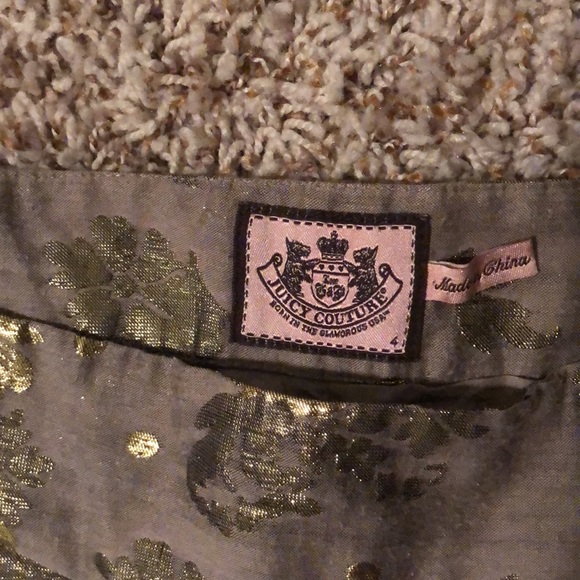 Juicy Couture Brown/Gold Shorts - Picture 3 of 3